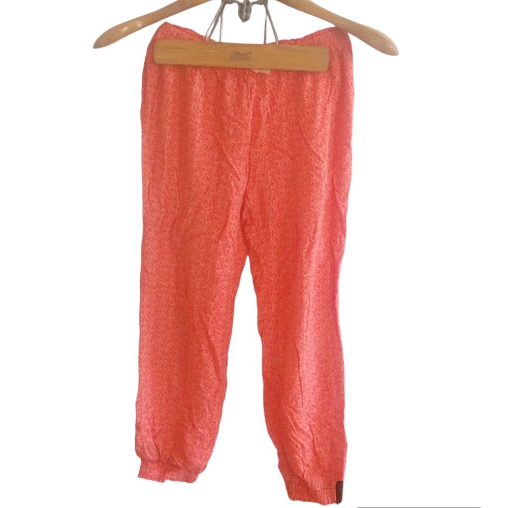 Okaidi-Casual orange thin loose pants size 12